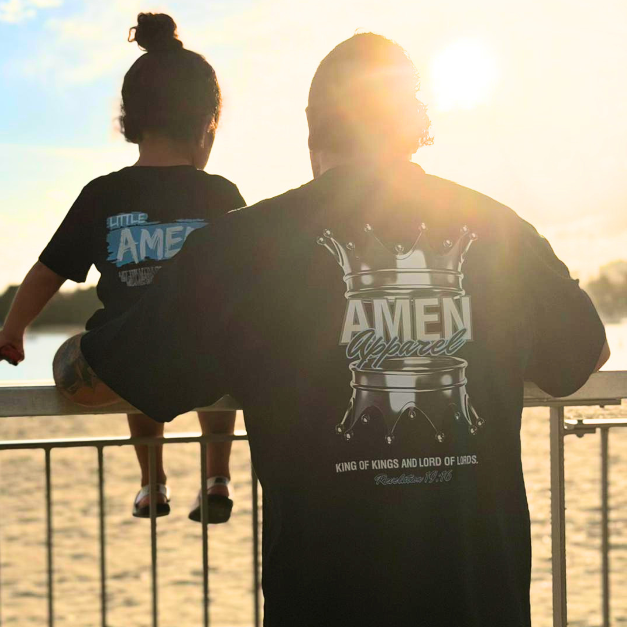 Amen Apparel Christian Catholic Oversized Tee T Shirt Jesus Activewear