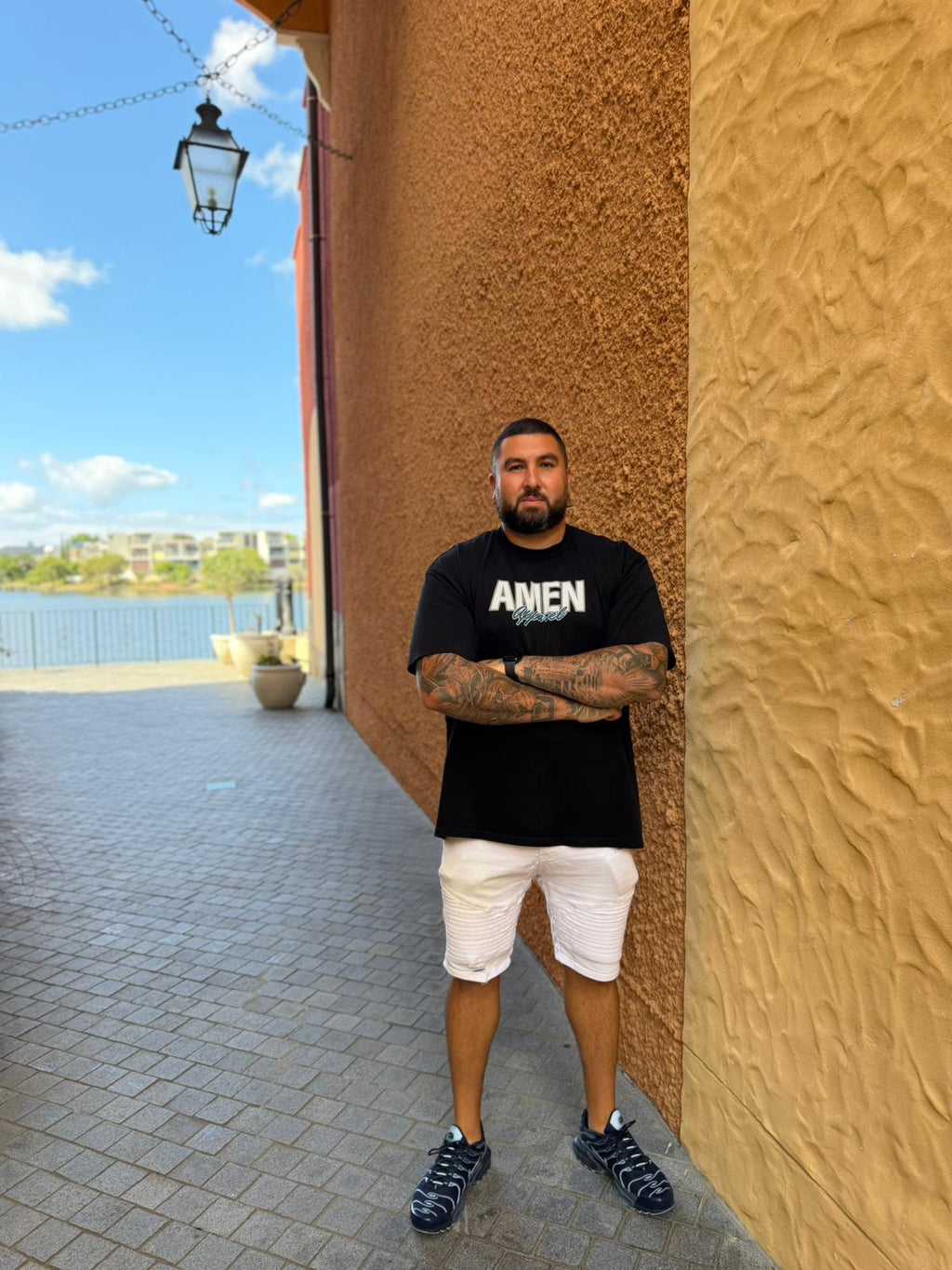 Amen Apparel King of Kings Black Tee Silver Crown of thorns oversized t shirt christian catholic amen Streetwear Jesus