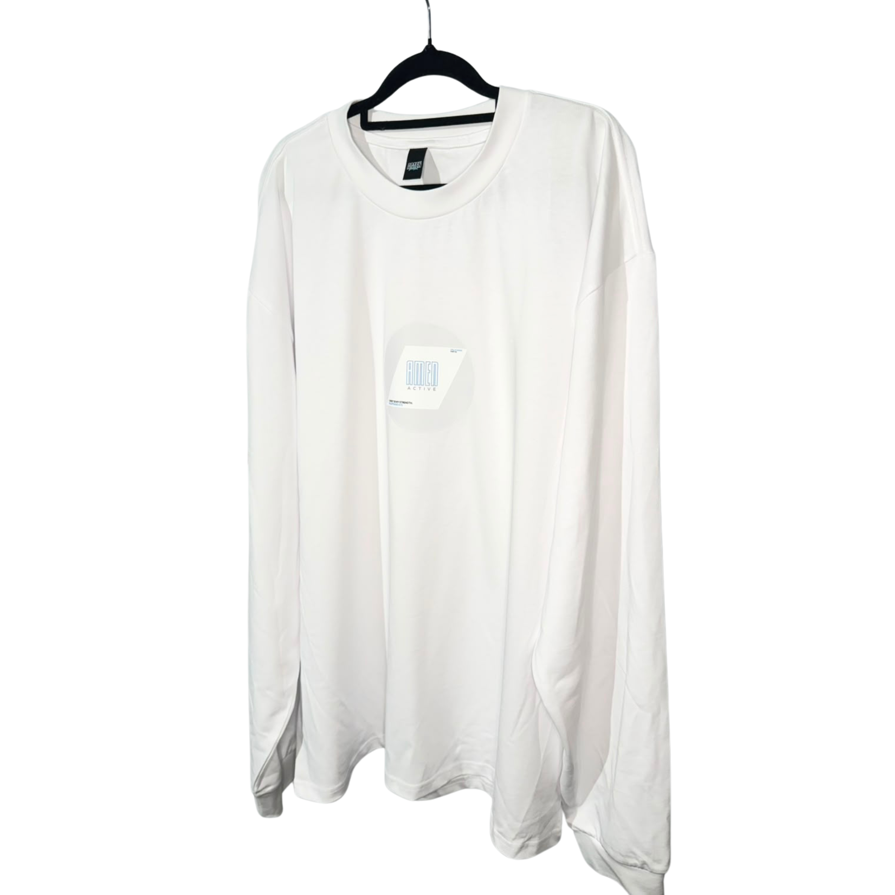 Amen Active Heavy Long Sleeve – White