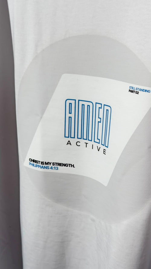 Amen Active Heavy Long Sleeve – White