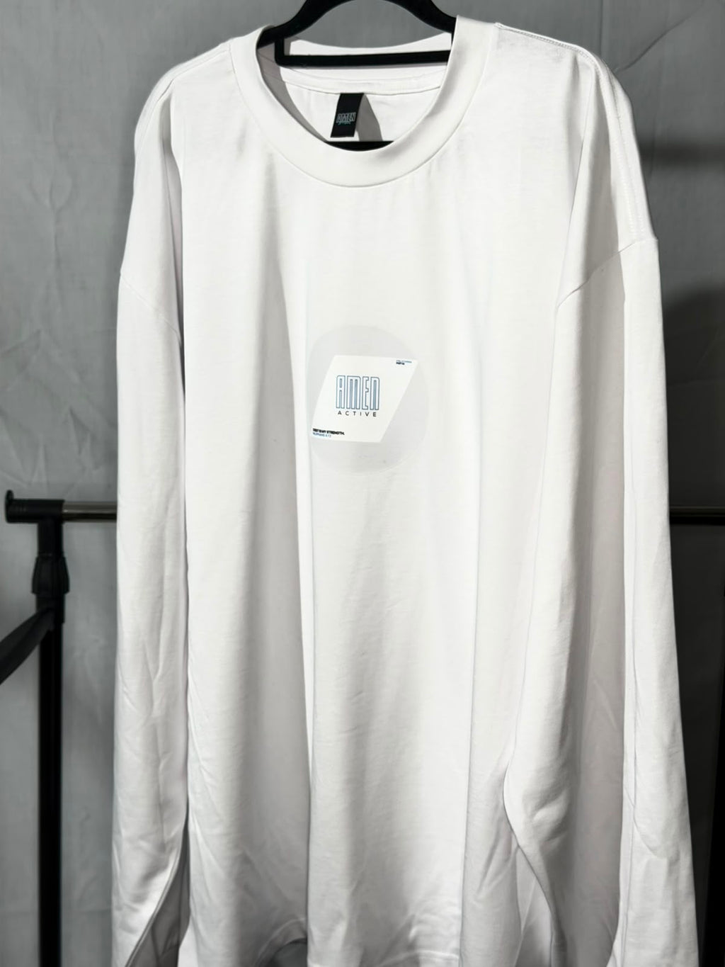 Amen Active Heavy Long Sleeve – White