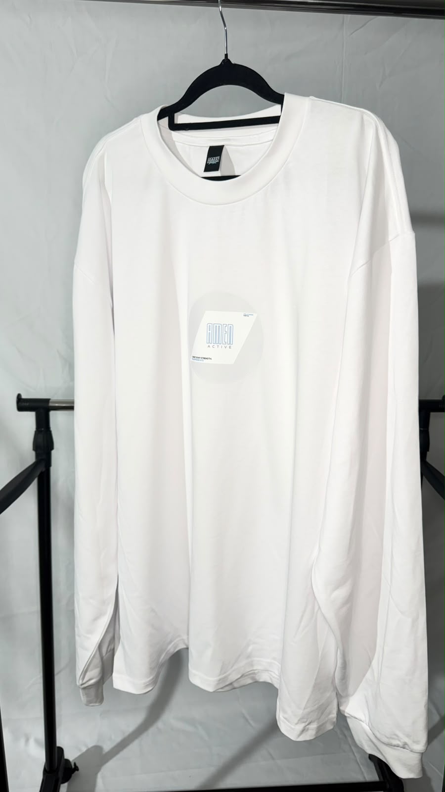 Amen Active Heavy Long Sleeve – White