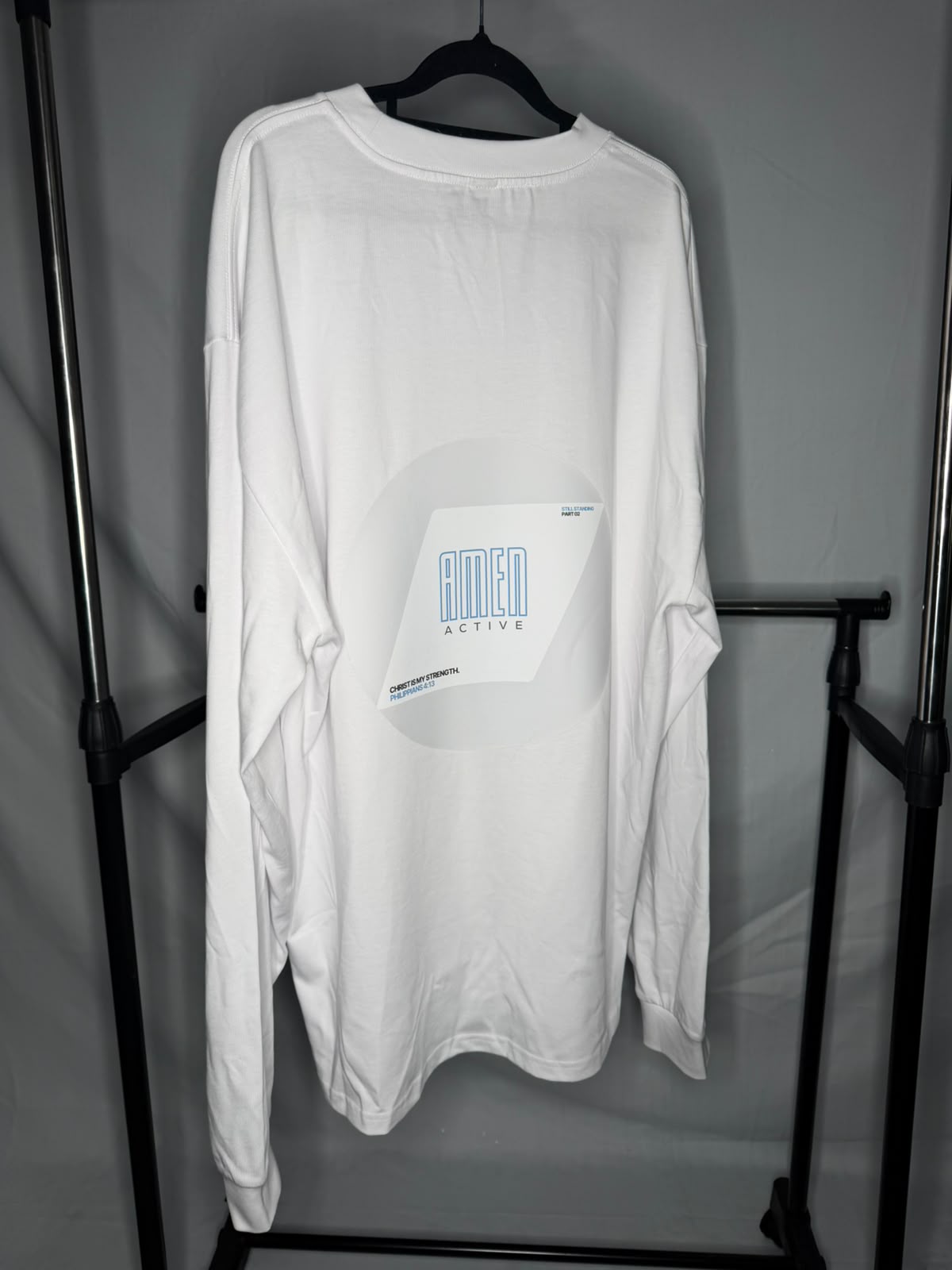 Amen Active Heavy Long Sleeve – White