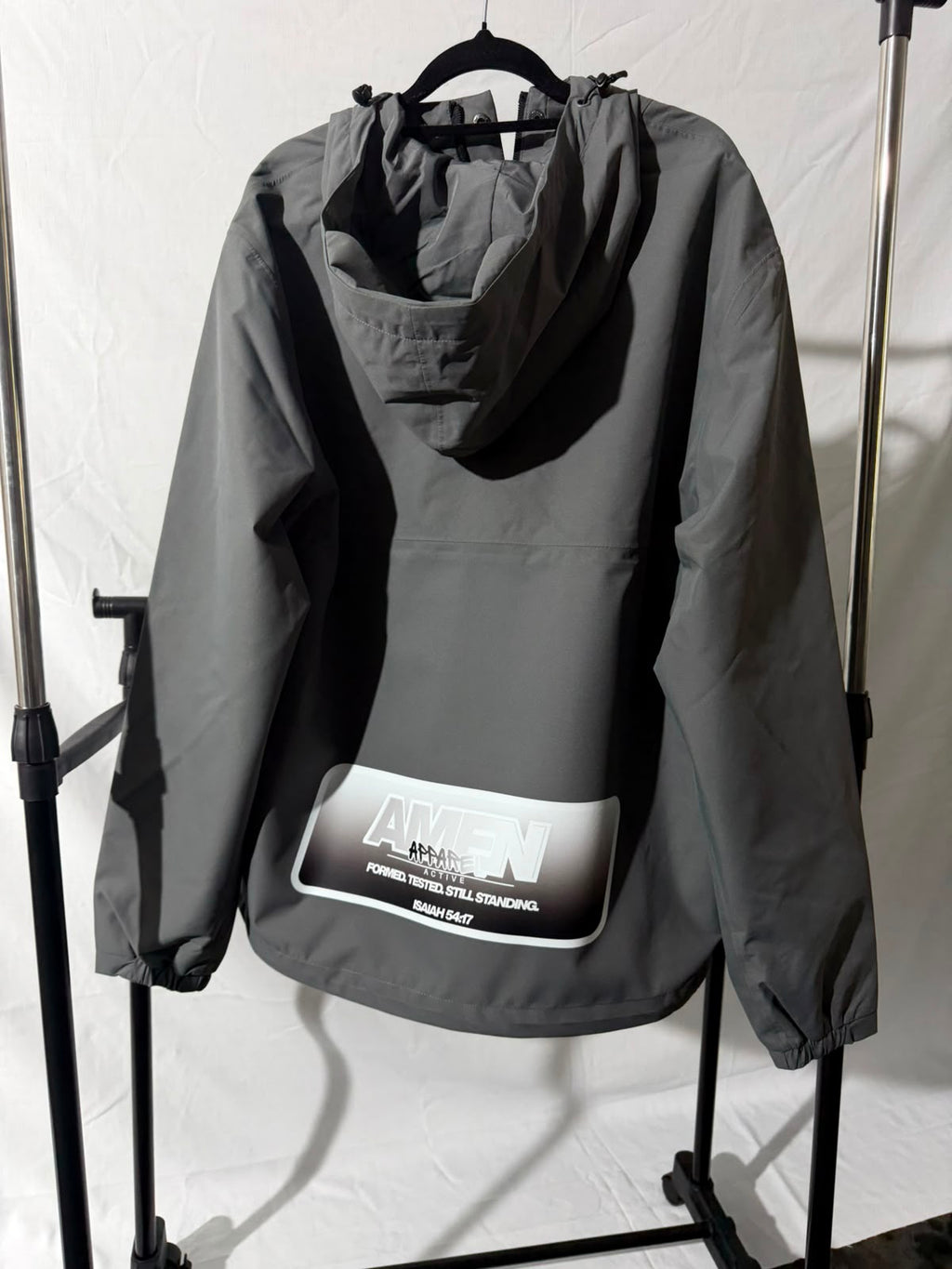 Amen Active Performance Windbreaker – Grey