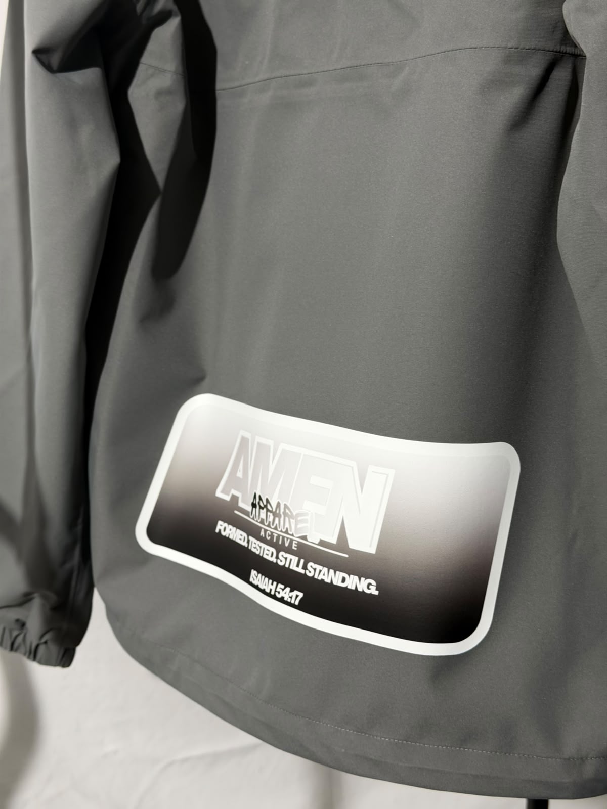 Amen Active Performance Windbreaker – Grey