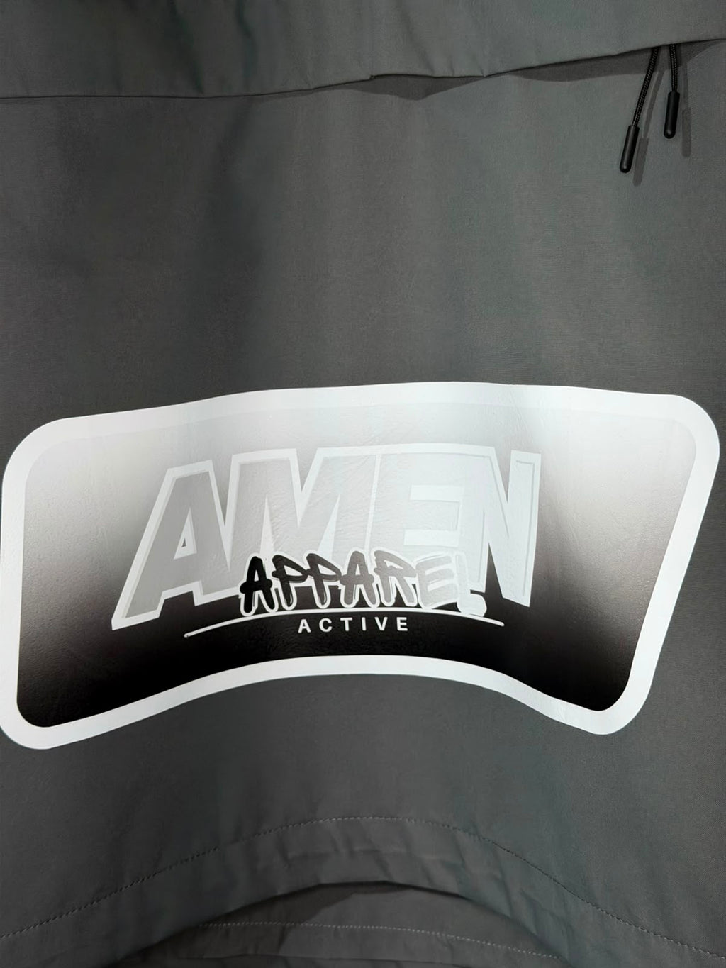 Amen Active Performance Windbreaker – Grey
