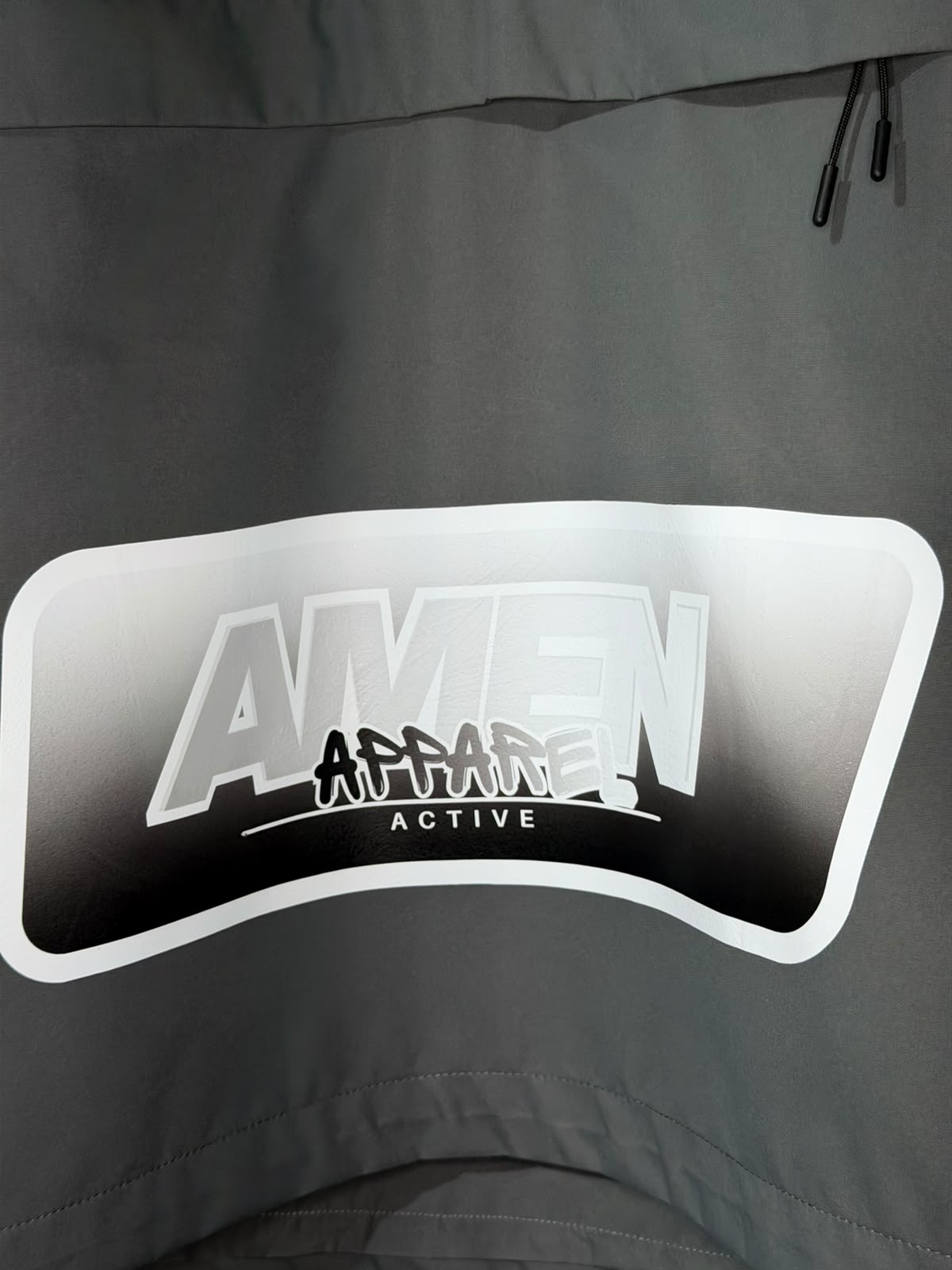 Amen Active Performance Windbreaker – Grey