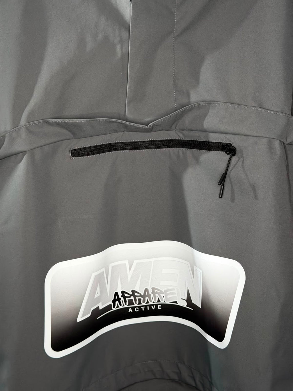 Amen Active Performance Windbreaker – Grey