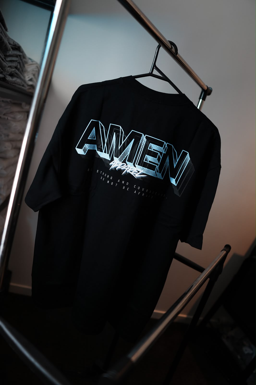 Amen Apparel Strong and Courageous Heavy Tee